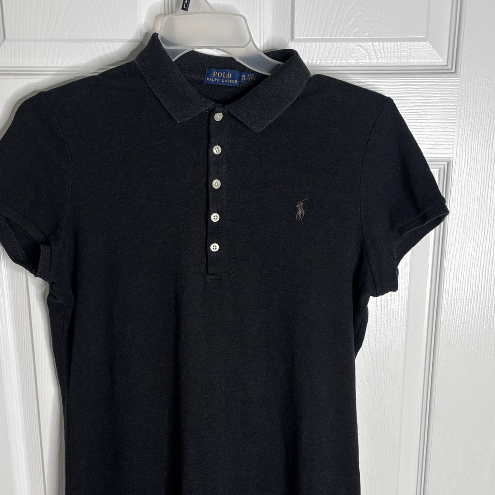 Polo by Ralph Lauren Classic Black Polo Midi Dress